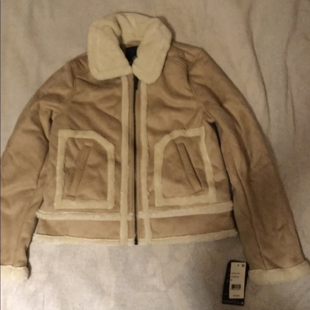 Collection B New York Faux Fur and Suede Jacket
